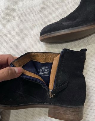 Botines negros Massimo Dutti