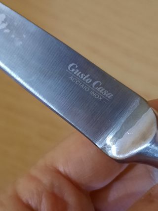 Coltello da cucina in acciaio inox