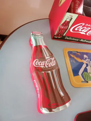 Set Oggetti Coca Cola: Portabottiglie, Penna, Vass