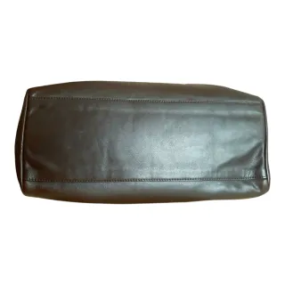 Borsa Fendi Boston in pelle marrone a tracolla anni '70