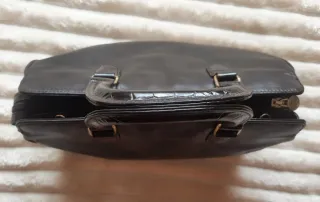 Borsa Fendi Boston in pelle marrone a tracolla anni '70