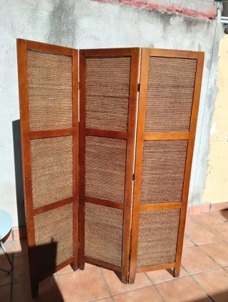 Biombo madera 3 hojas 1.80x1.50