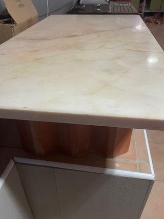 Encimera de mármol frío