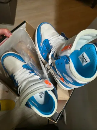 Nike Air Jordan 1 Off White UNC Blue EU 43 US 9.5