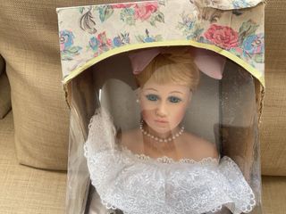 Muñeca Novia Porcelana 50cm Caja Original
