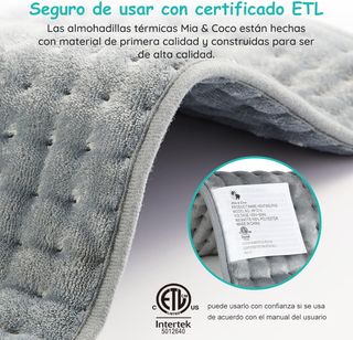 Almohadilla Térmica Eléctrica 30x60 cm - NUEVA