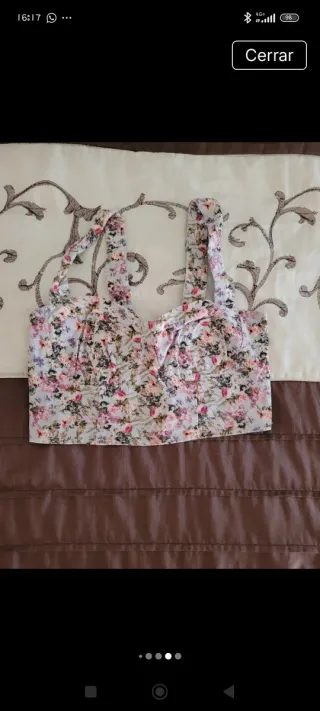 Conjunto de tops cortitos