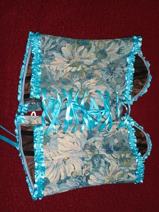 Corpiño SHEIN floral azul XL