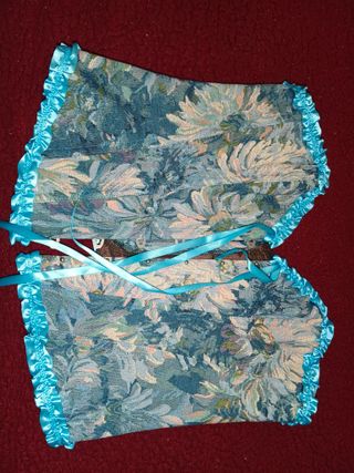 Corpiño SHEIN floral azul XL