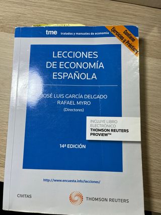 Lecciones de economía española 14ª edición