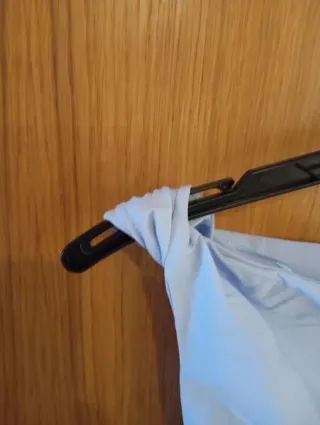 Top drapeado Pull&Bear azul talla S