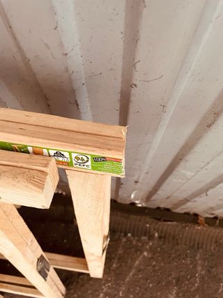 5 Caballete Madera Pino Natural 74cm