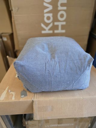 Pouf Famara sfoderabile in cotone