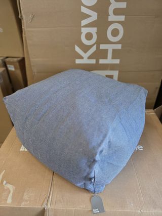 Pouf Famara sfoderabile in cotone