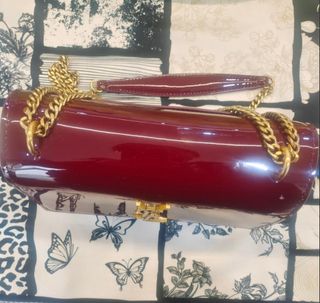 Bolso YSL Sunset Rojo Charol