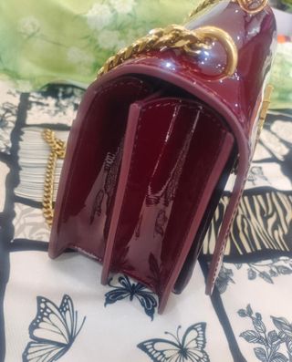 Bolso YSL Sunset Rojo Charol