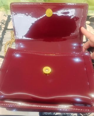 Bolso YSL Sunset Rojo Charol