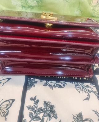 Bolso YSL Sunset Rojo Charol