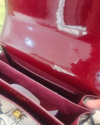 Bolso YSL Sunset Rojo Charol