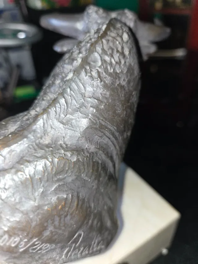 Figura Bronce Toro Busto Andrés Peralta