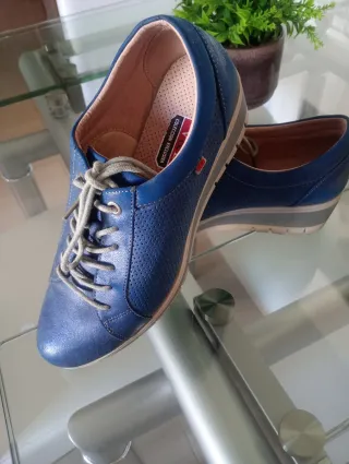 Zapatos azules talla 38 los 2 pares