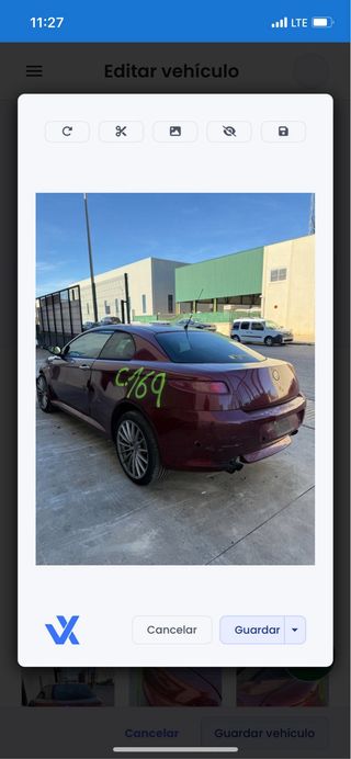 Parasol conductor Alfa Romeo GT
