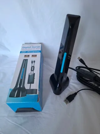 Antena TV Digital Interior 360° HD