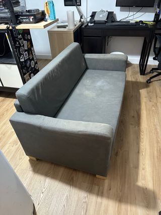 Sofá Cama Ikea 2 Plazas Gris