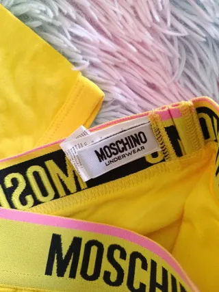 2 Calzoncillos Moschino Boxer Algodón Talla L