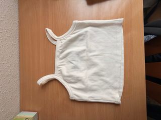 Top Nike blanco custom animal print