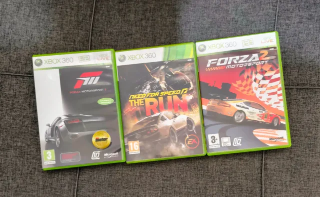 Lote 3 juegos Xbox 360: Forza y NFS Víctor