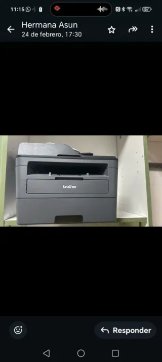 Impresora Brother Gris