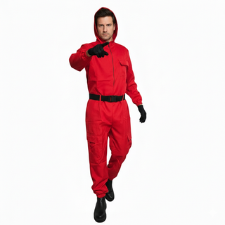 Disfraz Guardia Rojo Mono Adulto S-M-L-XL. Nuevo.