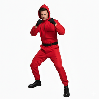 Disfraz Guardia Rojo Mono Adulto S-M-L-XL. Nuevo.