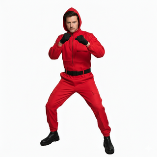 Disfraz Guardia Rojo Mono Adulto S-M-L-XL. Nuevo.