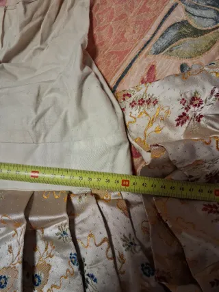 Vestido Fallera Oro Multicolor