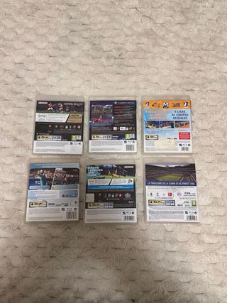 Lotto 6 Giochi PS3 - PES, FIFA, Virtua Tennis