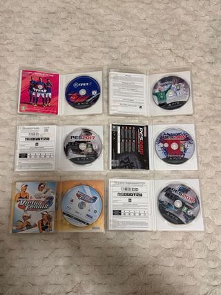 Lotto 6 Giochi PS3 - PES, FIFA, Virtua Tennis
