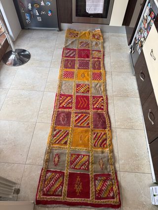 Alfombra de lana estampada