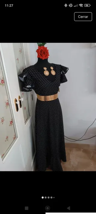 Batita canastera lunares pequeños