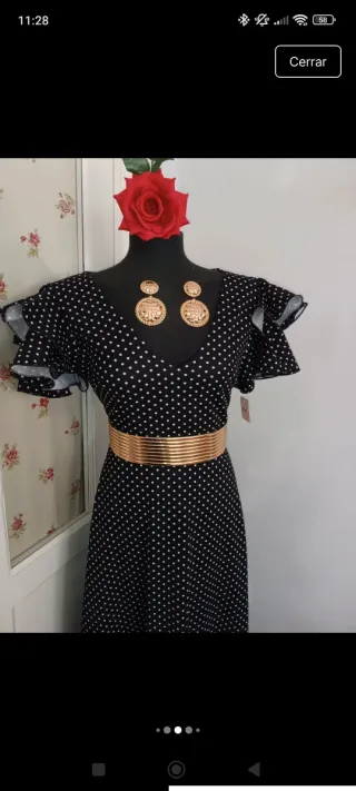 Batita canastera lunares pequeños