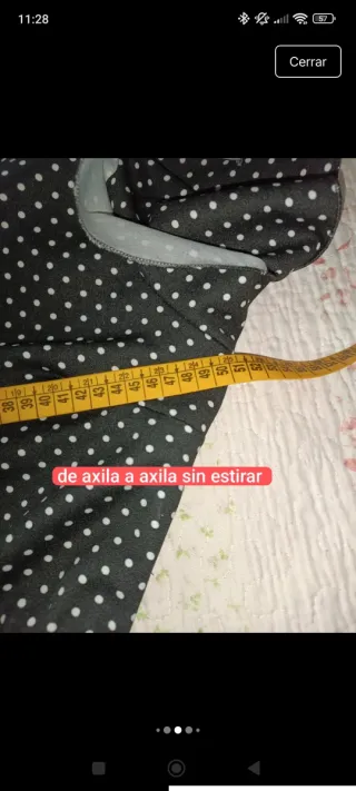 Batita canastera lunares pequeños