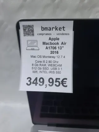 Apple MacBook Air A1706 13 2016