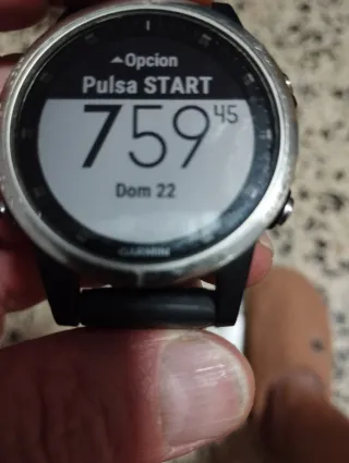 Reloj Garmin GPS Negro/Plata