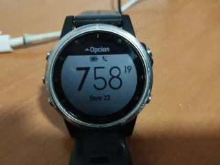 Reloj Garmin GPS Negro/Plata