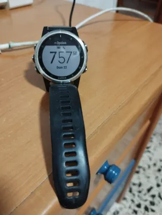 Reloj Garmin GPS Negro/Plata