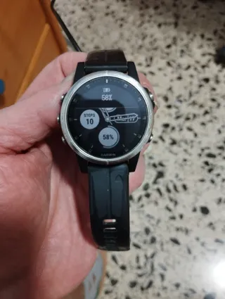 Reloj Garmin GPS Negro/Plata