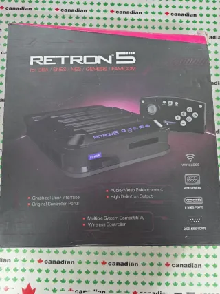 Consola Retron 5 para GBA/SNES/NES/Genesis