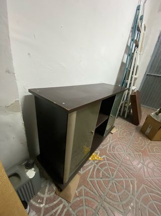 Mueble Acuario Marrón wengue