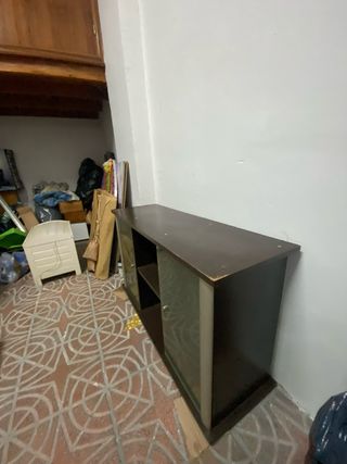 Mueble Acuario Marrón wengue